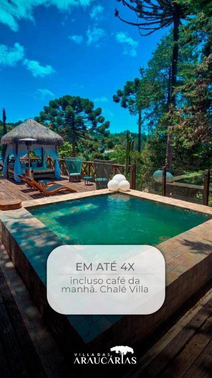 Chalét-Casa e Bangalo- Villa-Jacuzzi-Sauna-Lareira-Privativo - image 28